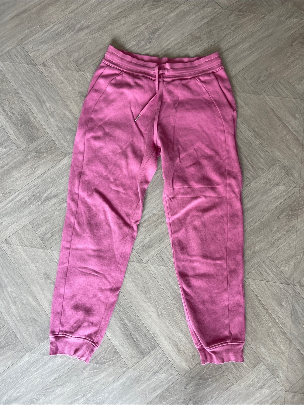 Lululemon Pink Cozy Drawstring Joggers